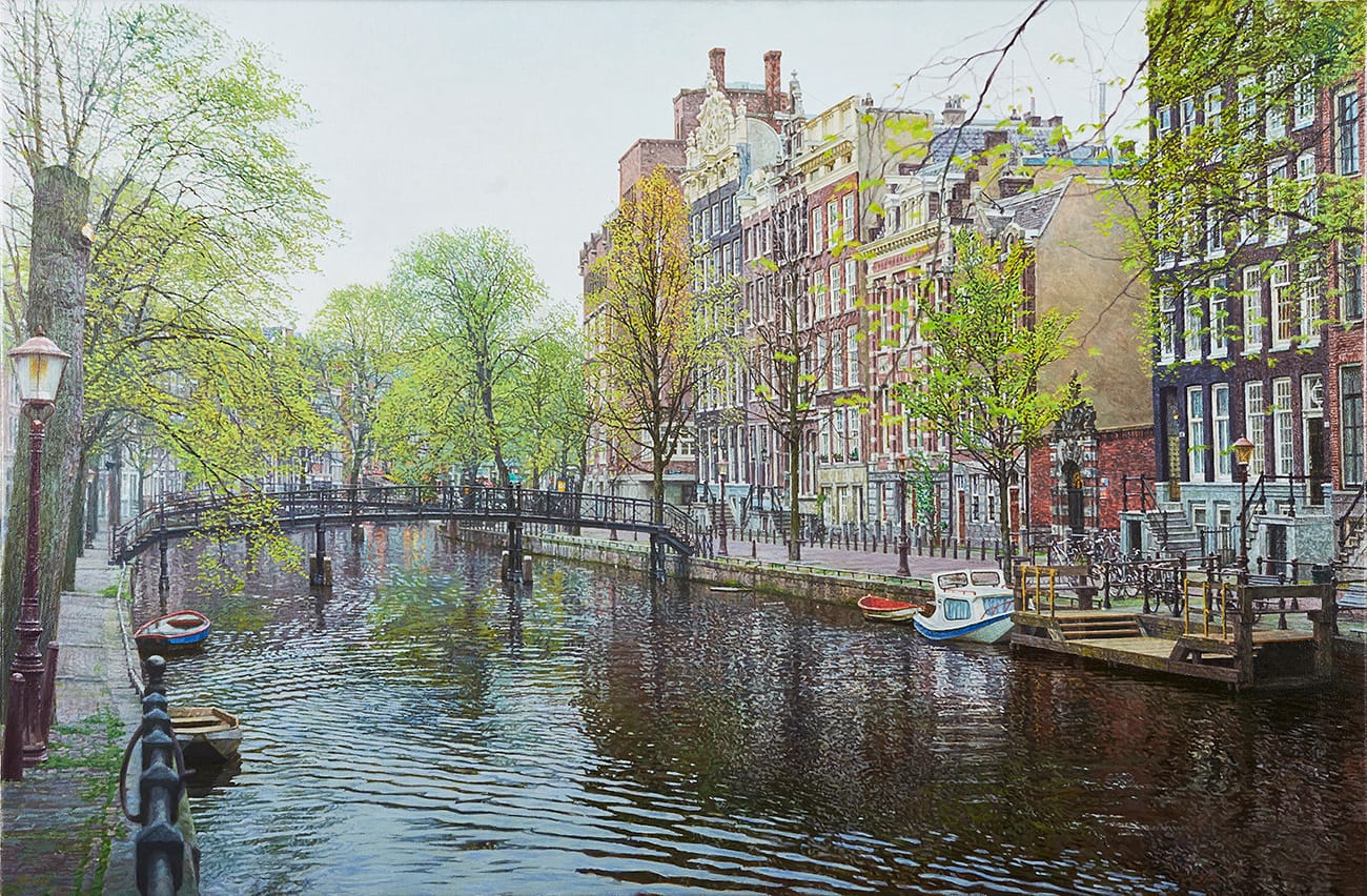 Oudezijds Voorburgwal, Amsterdam (65,5 x 100,5), Igor Shterenberg 2016
