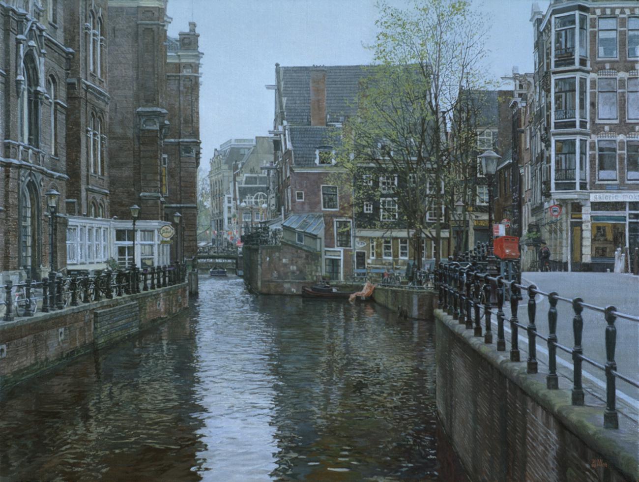 Amsterdam, Grimburgwal (60 x 80), Igor Shterenberg 1999
