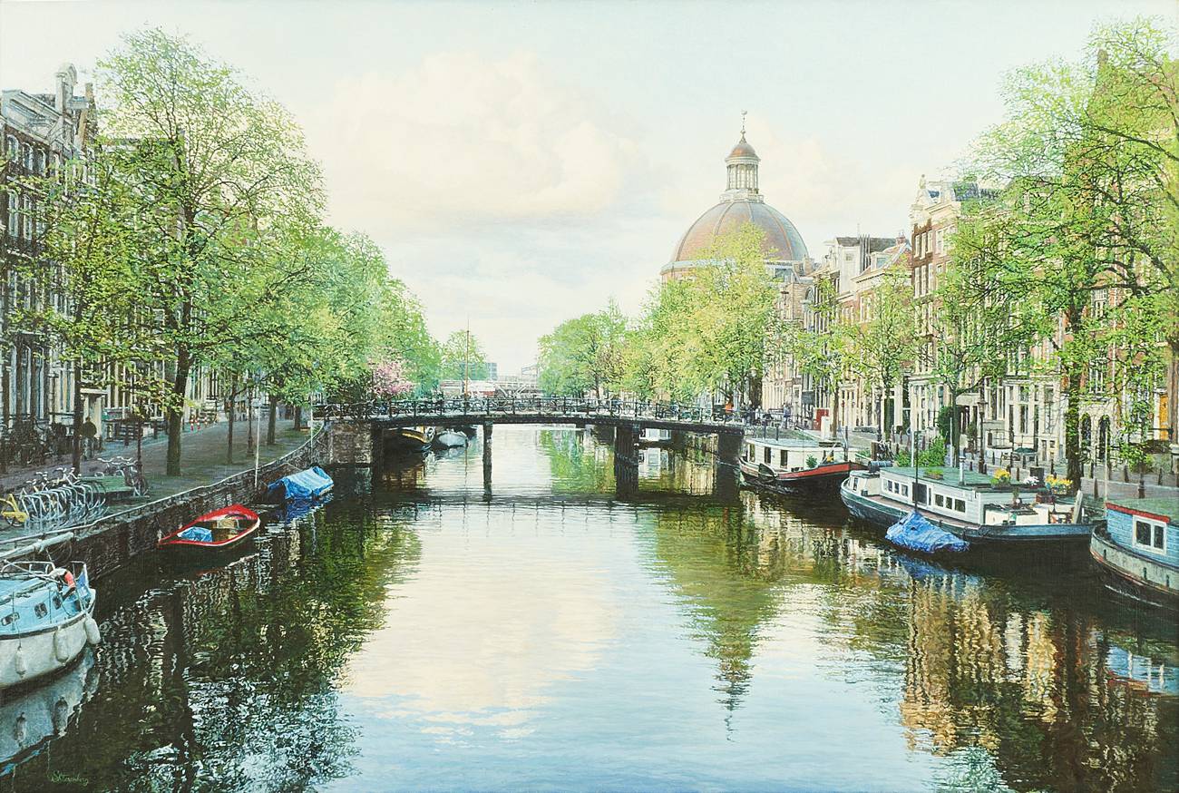 Amsterdam, Singel (60 x 90), Igor Shterenberg 2008