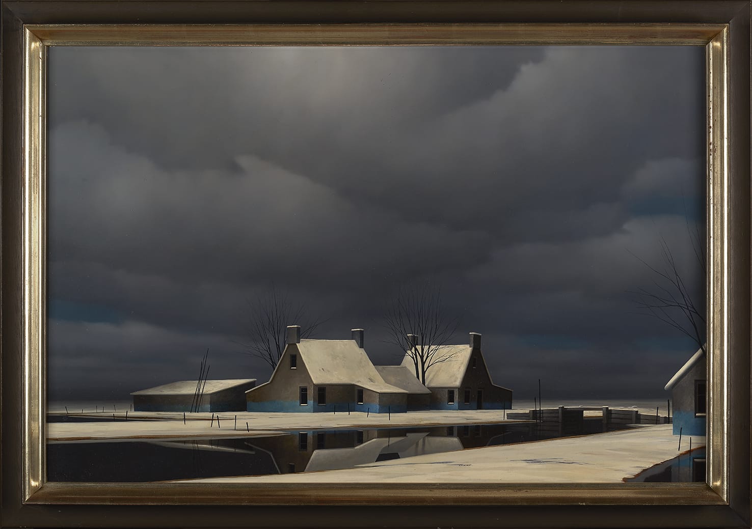 Winter landschap (49 x 74), Harry Koster 1996
