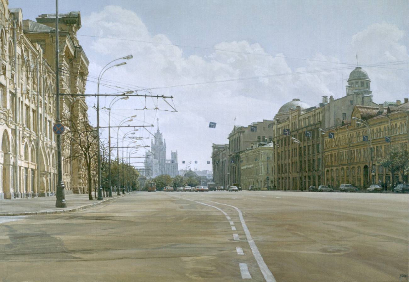Sunday's Moscow. Novaya ploshad (80 x 100), Igor Shterenberg 1997