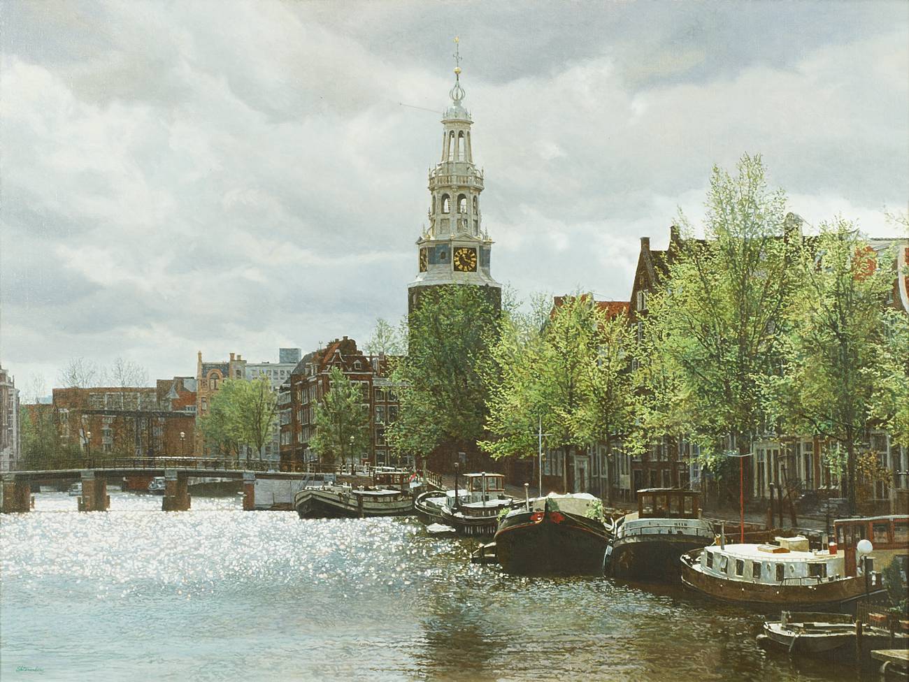 Waals Eilandgracht, Amsterdam (75 x 100), Igor Shterenberg 2002